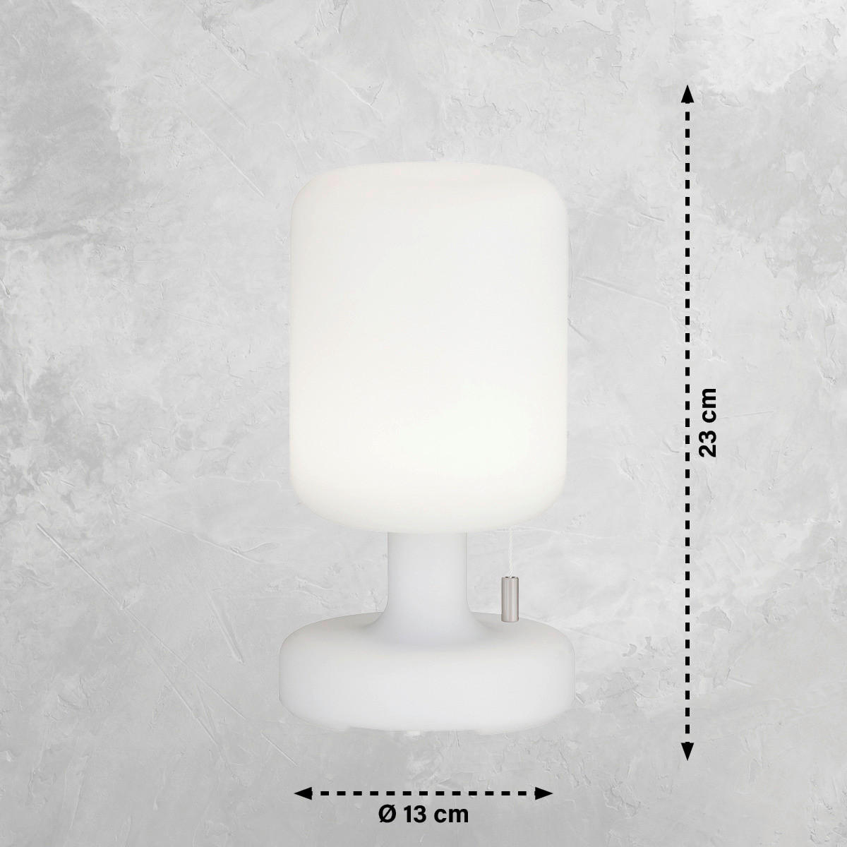 LED-Außenleuchte 850253 Termoli weiß H/D: ca. 23x13 cm Termoli - weiß (13,00/23,00cm) - easy! by FHL