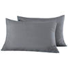 Kissenhülle Microfaser Kissenbezug_2erPack Microf.40x60 - Graphit (40,00/60,00cm)