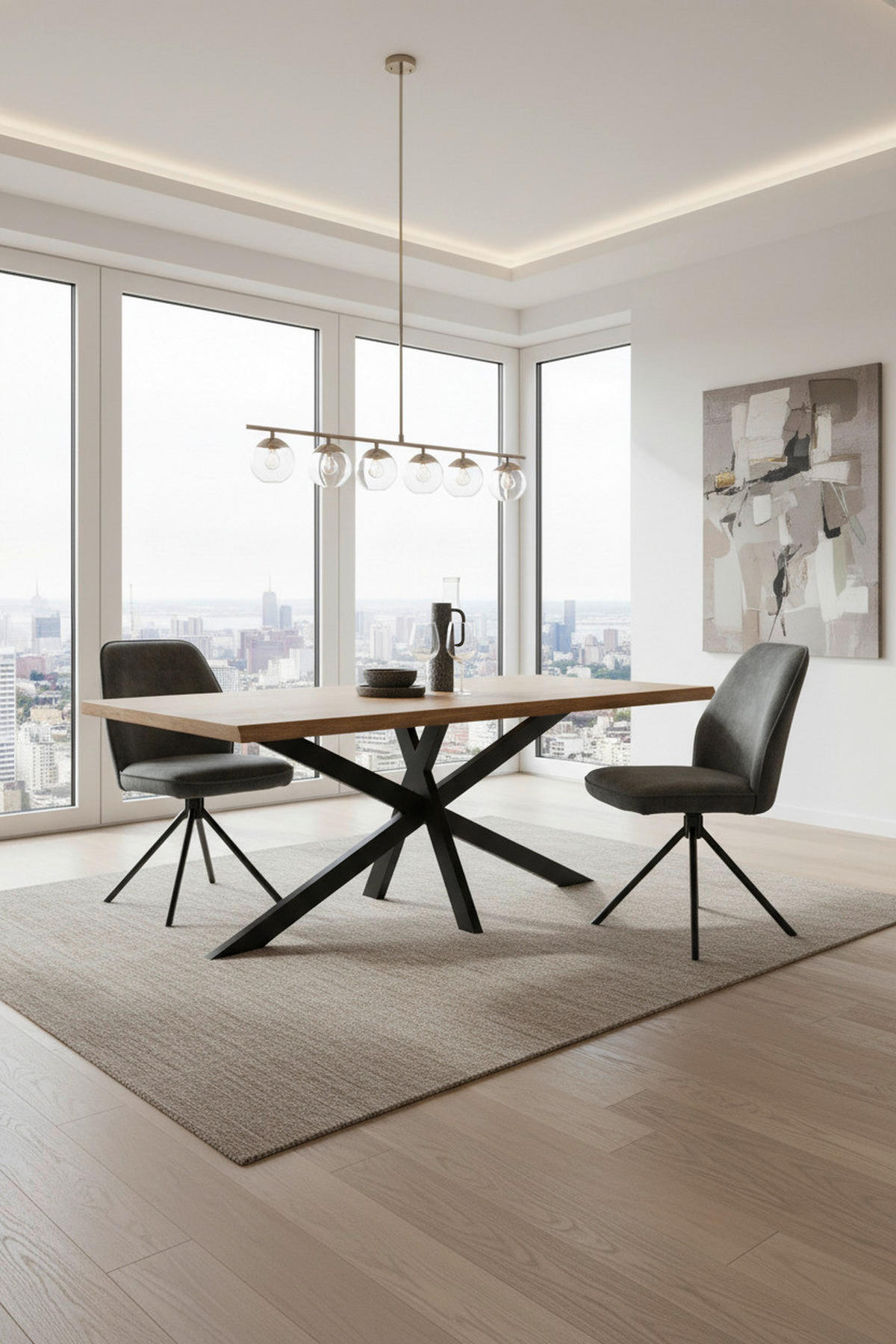 Stuhl Mailand moosgrün Microfaser B/H/T: ca. 53x89x64 cm Mailand - moosgrün (53,00/89,00/64,00cm)