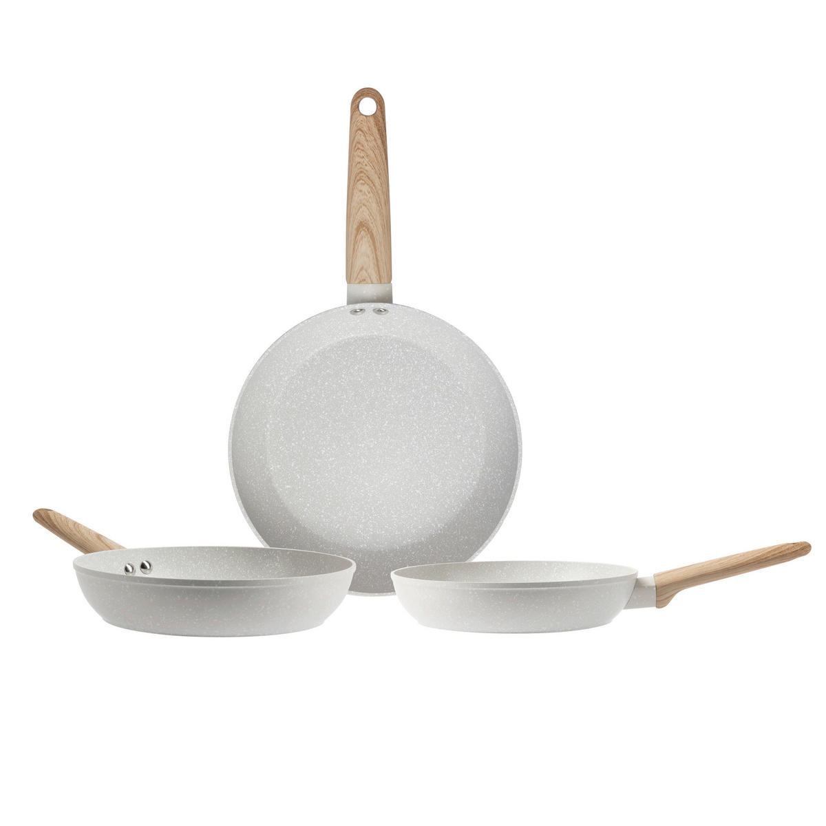 SAN IGNACIO Pfannenset ACACIA weiß Aluminium ACACIA - weiß - SAN IGNACIO