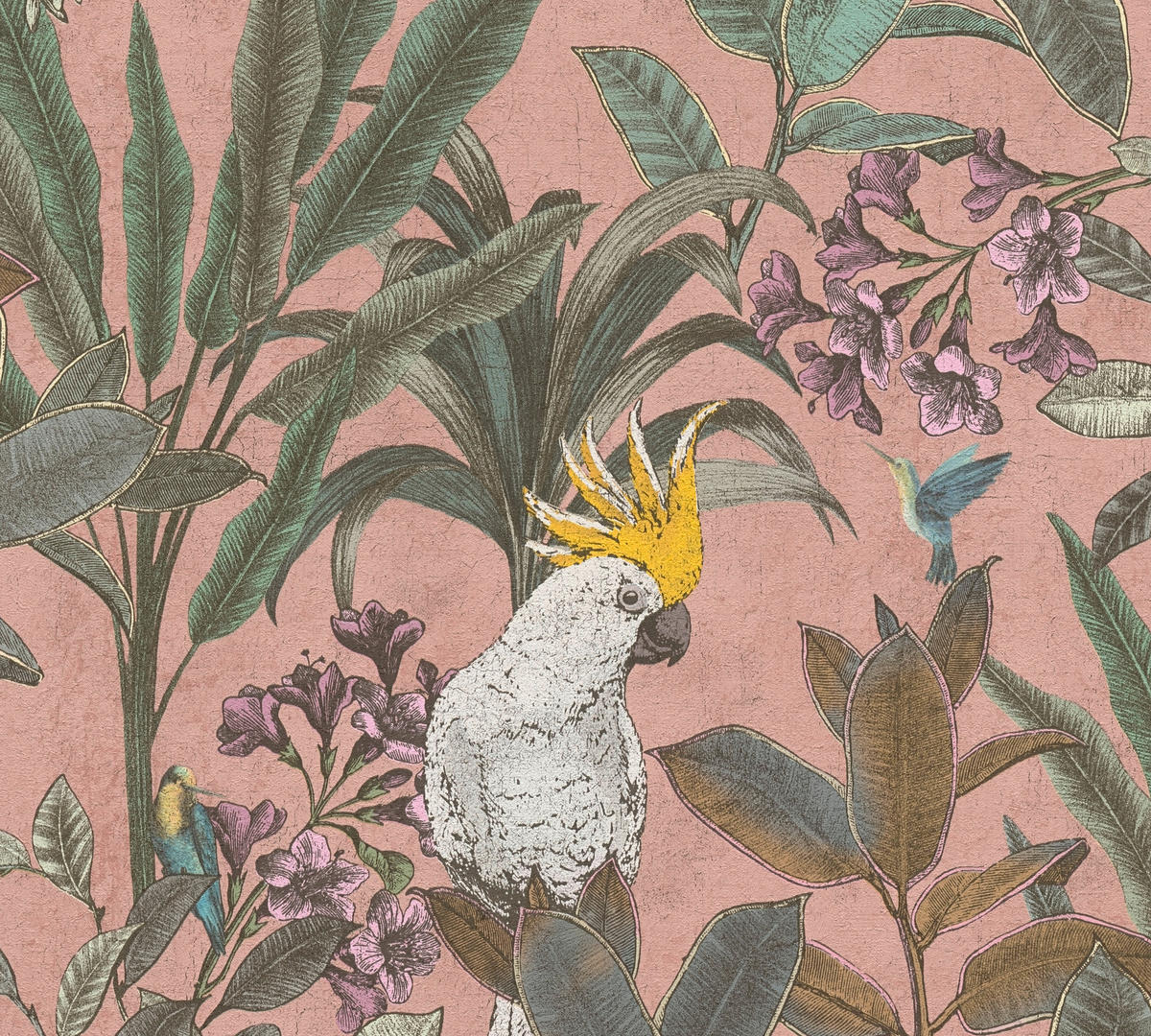 A.S.Creation Vliestapete violett grün B/H/D: ca. 53x1005x8 cm Vliestapete - grün/violett (8,00/1005,00cm) - A.S.Creation