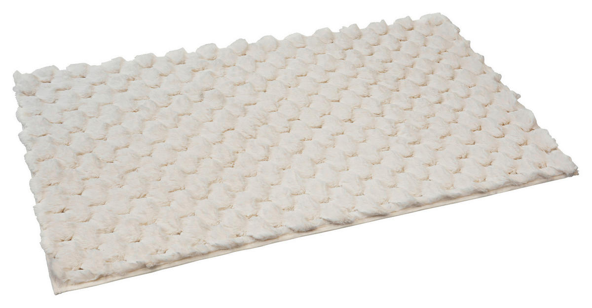 Badvorleger Badematte_Wabe 60x100cm ecru - ecru (100,00/60,00cm)