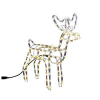 HI LED-Lichterschlauchfigur LED-Lichterschlauchfigur_Rentier - warmweiß (18,00/46,00/46,00cm) - HI