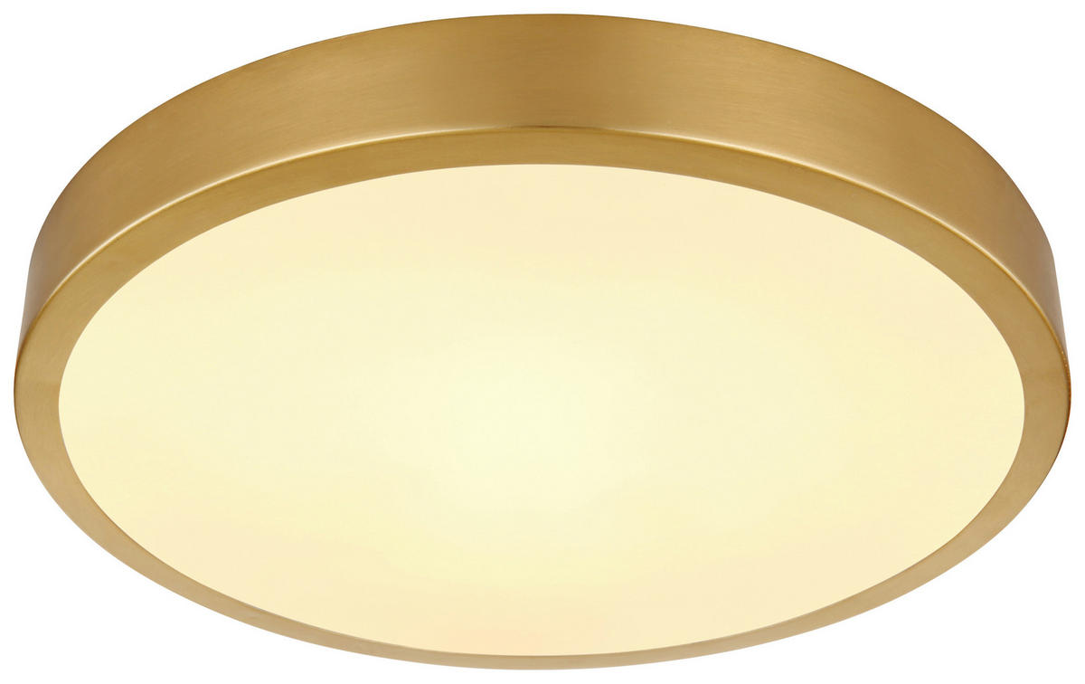 Deckenleuchte Tibey 12382-15 messing Metall H/D: ca. 3x25 cm LED-Deckenleuchte_Tibey - messing (25,00/3,00cm)