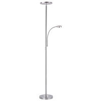 Just Light Deckenfluter 11709-55 Stahl Metall H: ca. 193 cm LED-Deckenfluter_Hans_rund - Stahl (193,00cm) - Just Light
