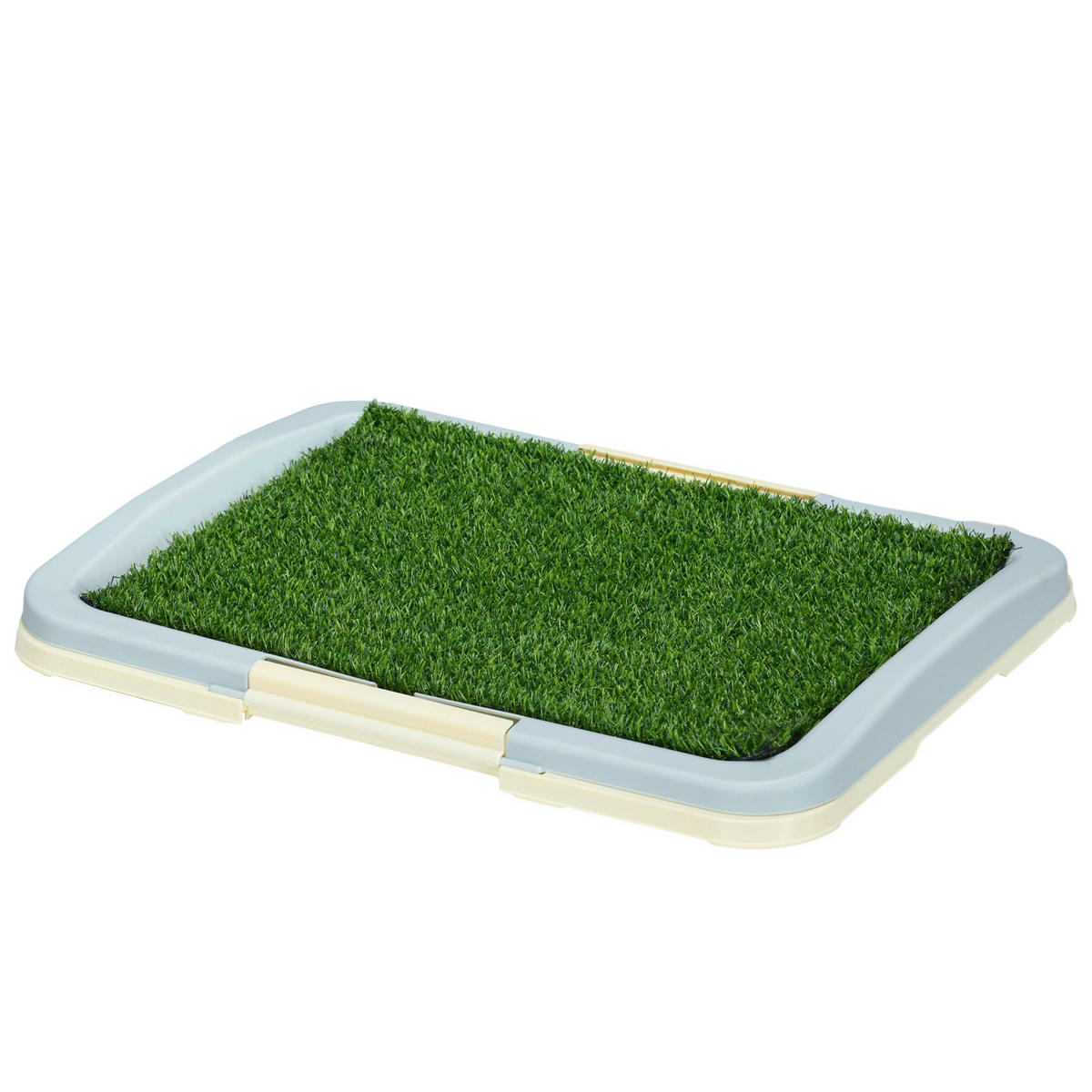 PawHut Hunde-Zubehör grün Edelstahl B/H/L: ca. 48,5x63x6 cm Hundetoilette - grün (6,00/48,50/63,00cm) - PawHut
