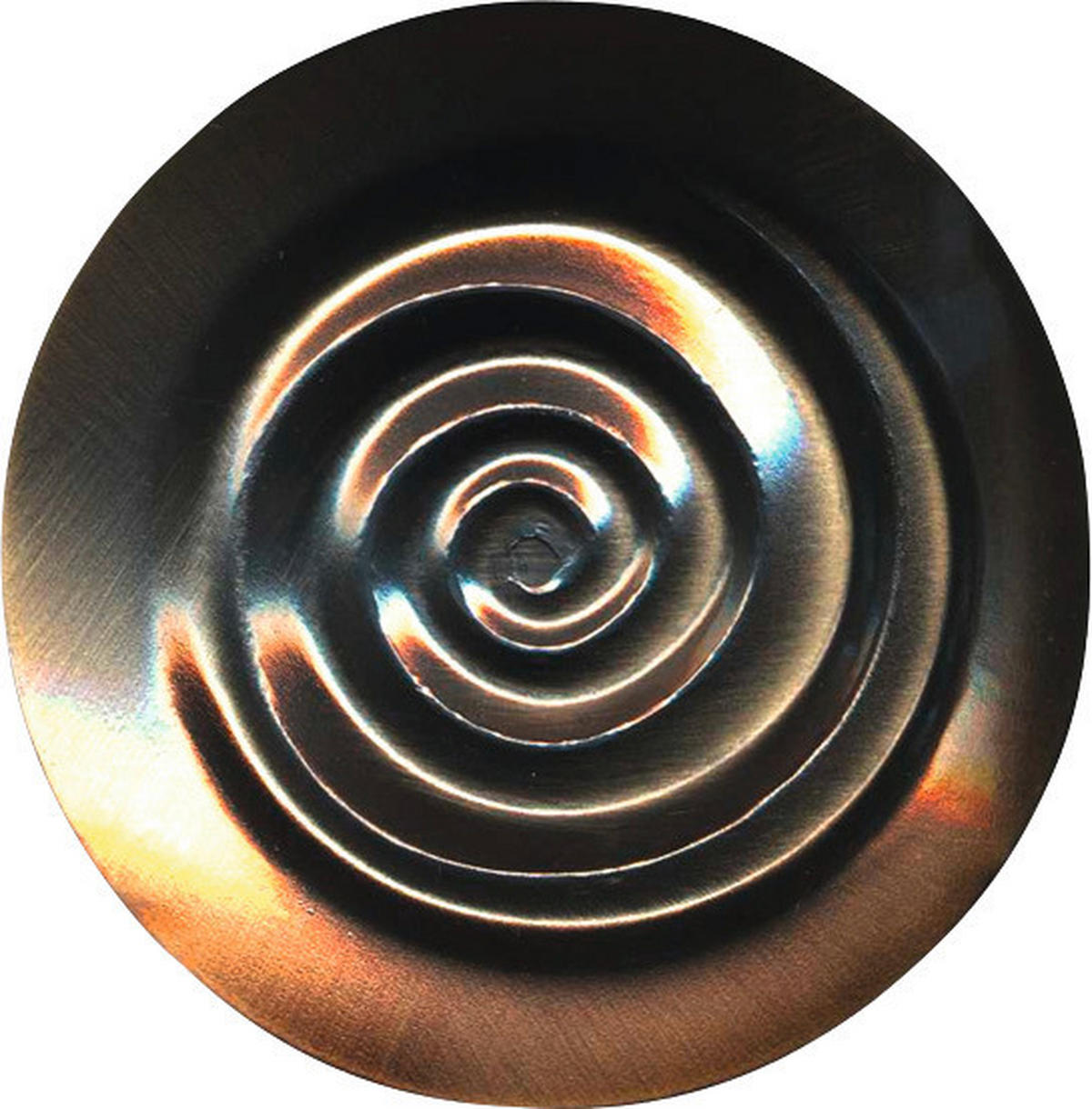 Dekoklammer Kringel Kringel - bronze (7,00cm)
