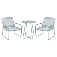 Outsunny Sitzgruppe grün Mesh B/H/L: ca. 57x63x82 cm Gartenmöbel-Set - grün (82,00/57,00/63,00cm) - Outsunny