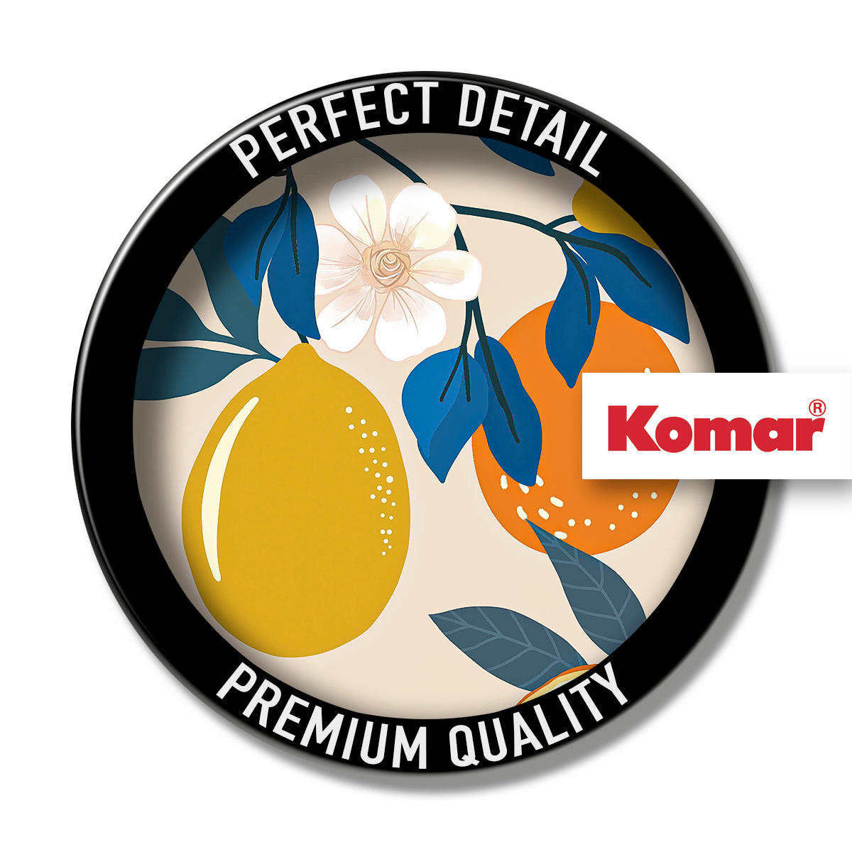 Komar Poster Illustration Finest Fruits Pflanzen B/L: ca. 50x70 cm Illustration Finest Fruits - (50,00/70,00cm) - Komar