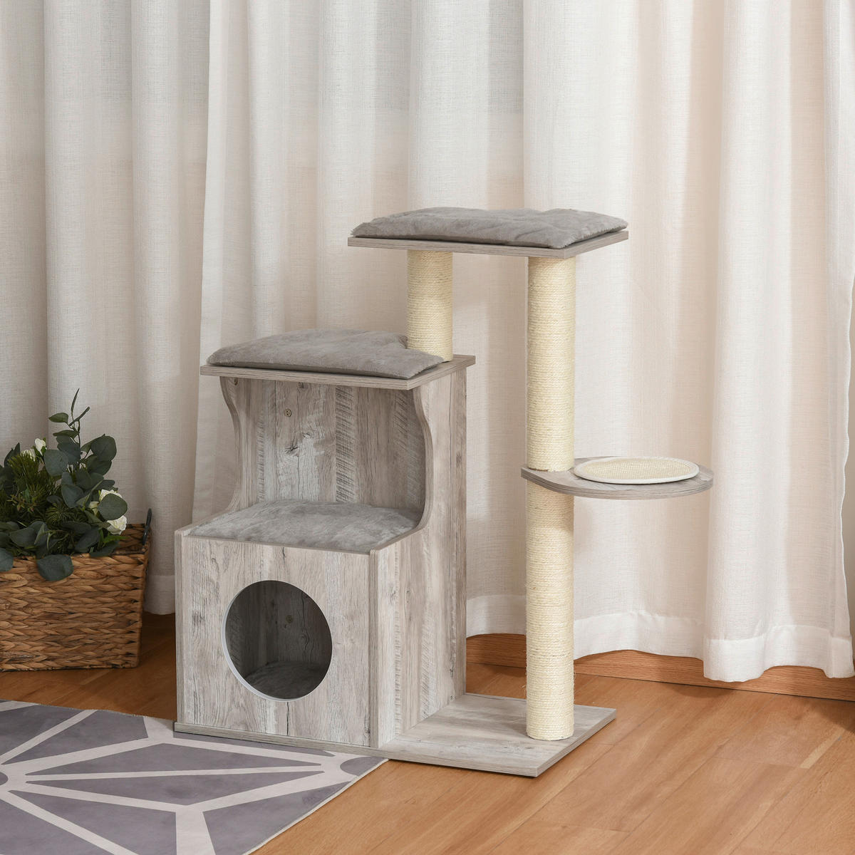 PawHut Katzenbaum Katzenbaum - (40,00/50,00/120,00cm) - PawHut