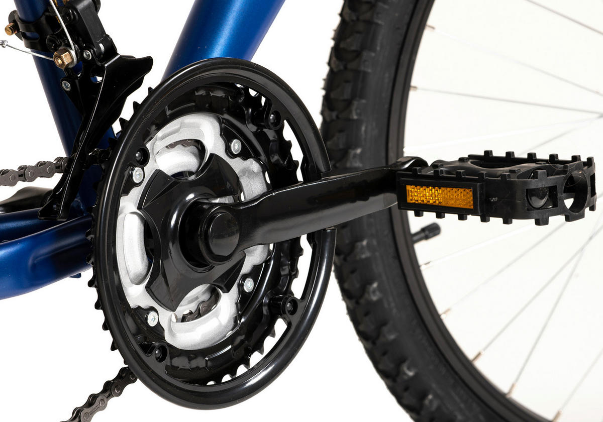 WYLD Kinder-Mountainbike Zodiac ZODIAC 24 Zoll Rahmenhöhe 38 cm 18 Gänge blau blau ca. 24 Zoll Zodiac - blau - WYLD