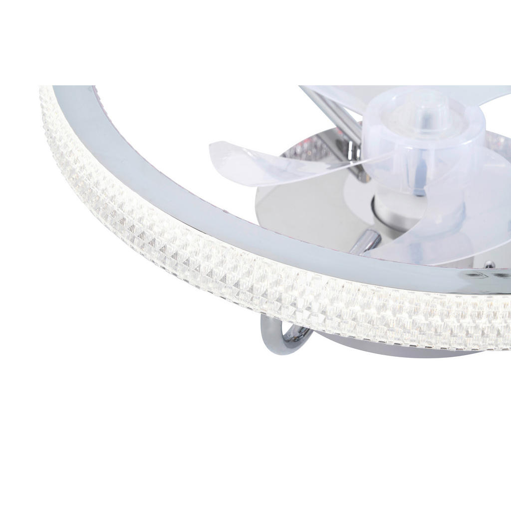 Thumbnail - POCOline LED-Deckenventialor silber H/D: ca. 16x50 cm