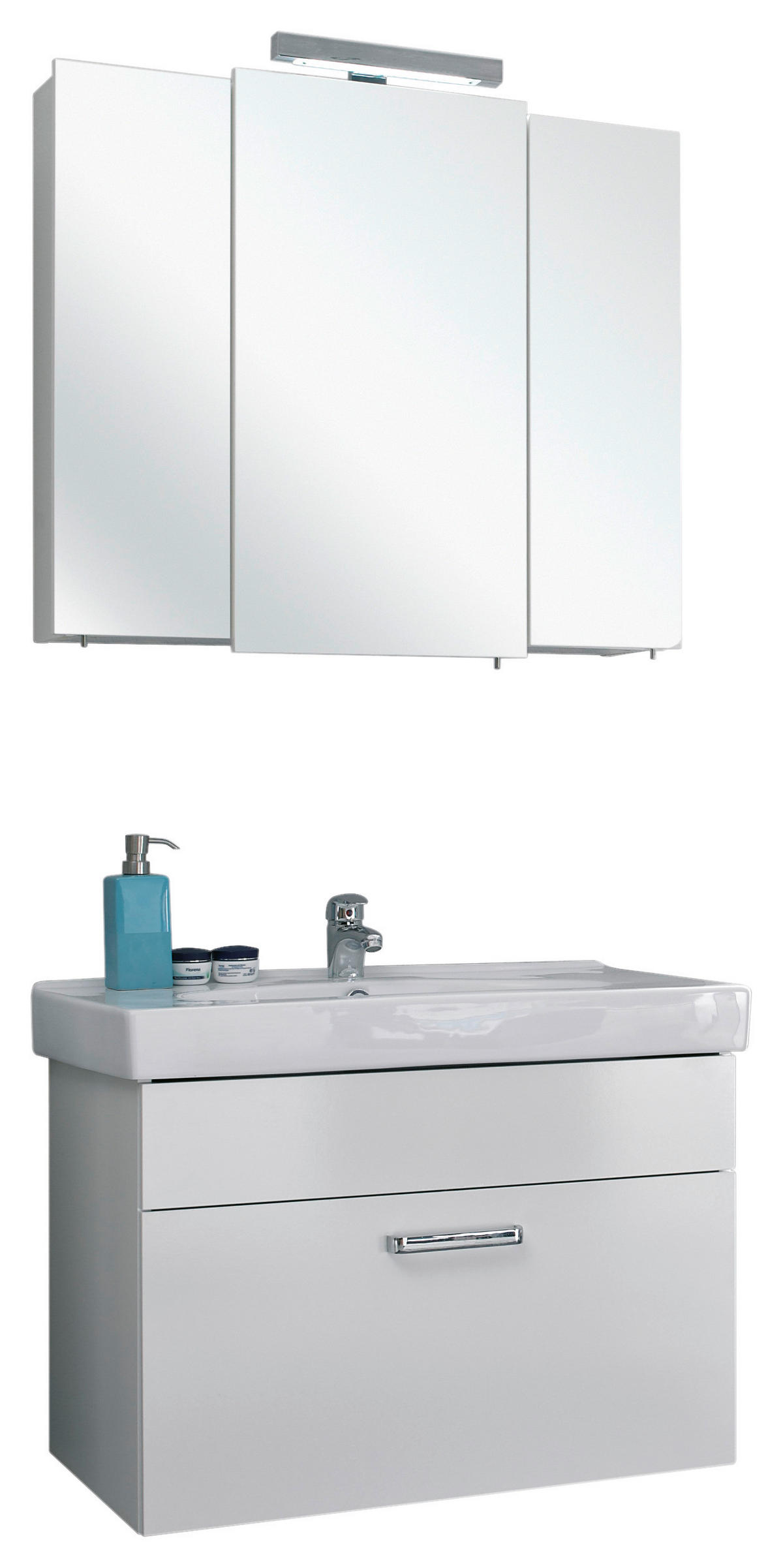 Badezimmer-Set Quickset 312 weiß glanz B/H/T: ca. 83x200x48 cm Quickset 312 - weiß (83,00/200,00/48,00cm) - Pelipal