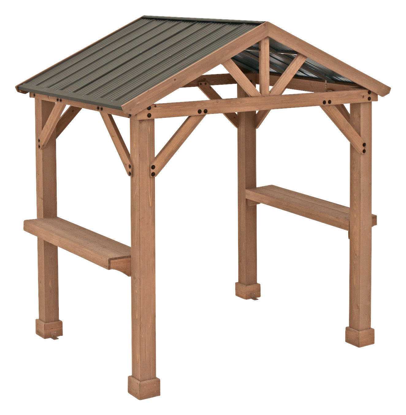 Westmann Pavillon natur Holz B/H/L: ca. 245x267x174 cm