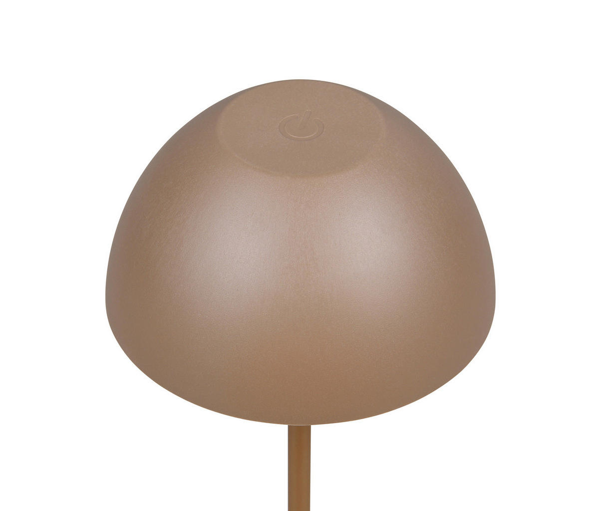 Reality LED Tischleuchte ORTIZ kaffee Kunststoff H: ca. 2 cm 1 Brennstellen Ortiz - kaffee (2,00cm) - Reality