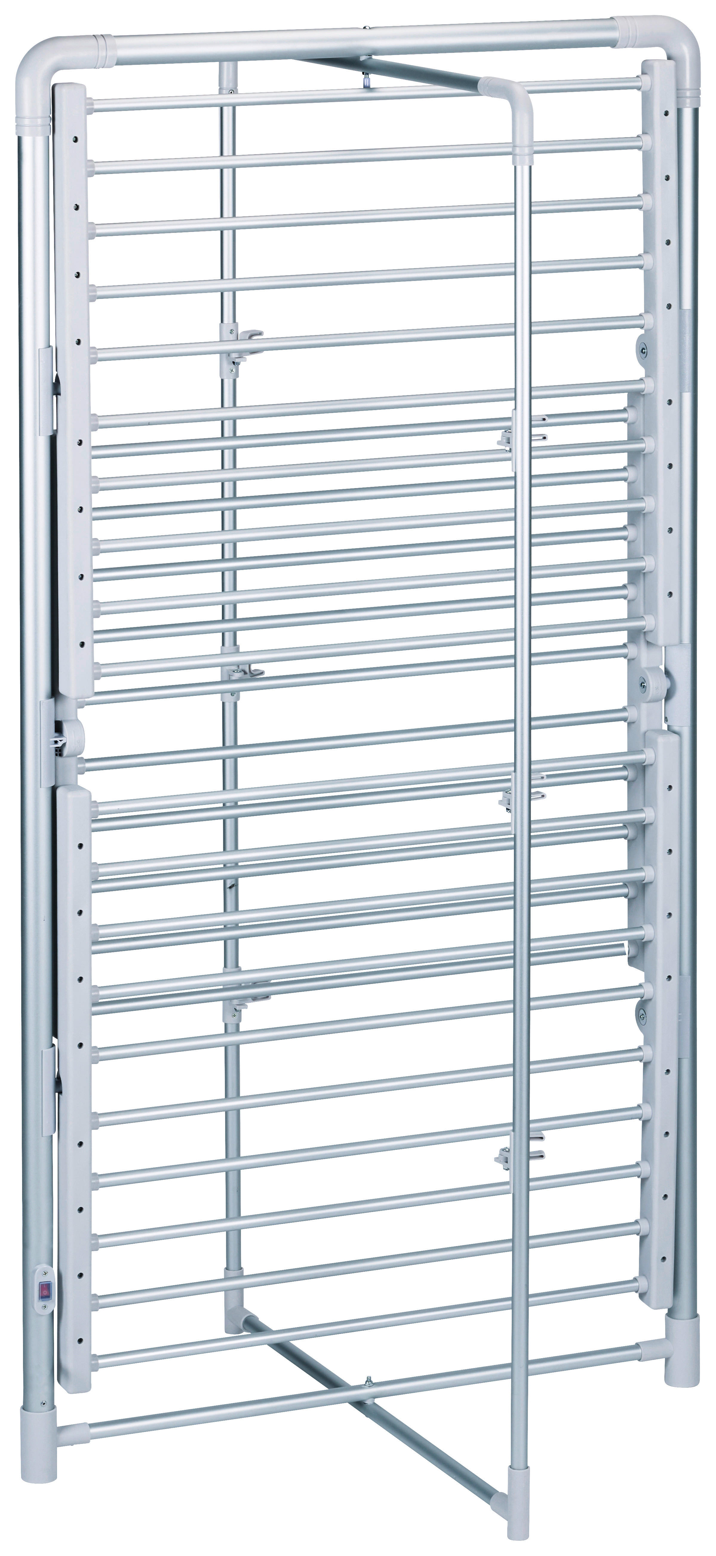 Dirt Devil Elektrischer Wäscheständer silber Aluminium B/H/L: ca. 68x144x73 cm Elektrischer_Wäscheständer - silber (73,00/68,00/144,00cm) - Dirt Devil