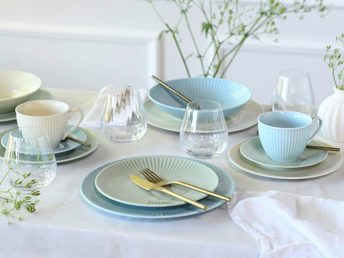 CreaTable Tafelservice Valencia bunt Porzellan 18 tlg. Valencia - bunt - CreaTable