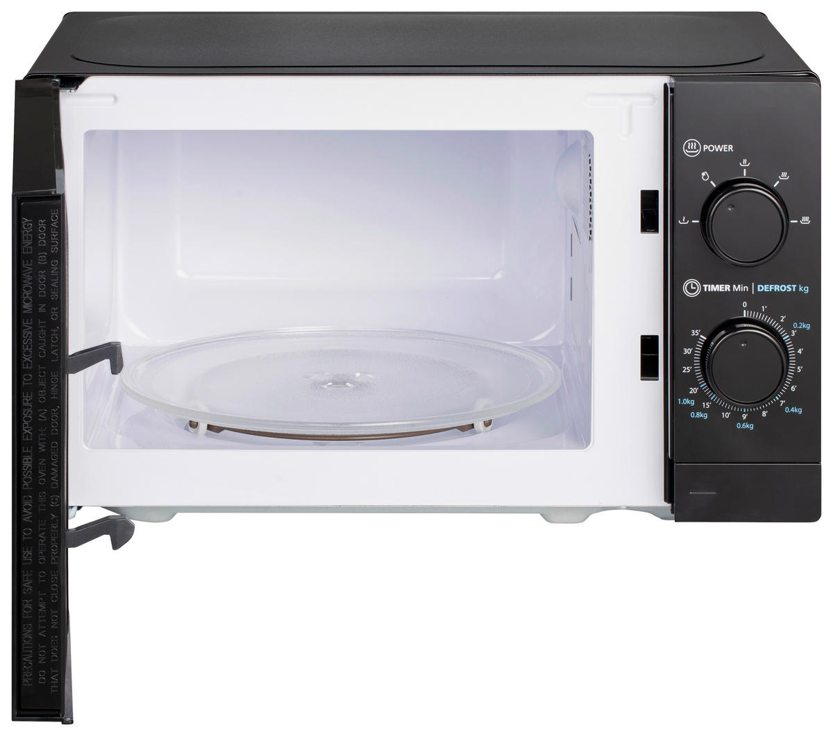POCOline Mikrowelle MM720C2GX-PM schwarz Metall B/H/T: ca. 44x26x33 cm ca. 20 l Mikrowelle_Barcelona - schwarz (44,00/26,00/33,00cm) - POCOline