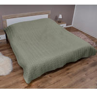 Tagesdecke Tagesdecke_Zopfmuster Seegras - Seegras (220,00/240,00cm)