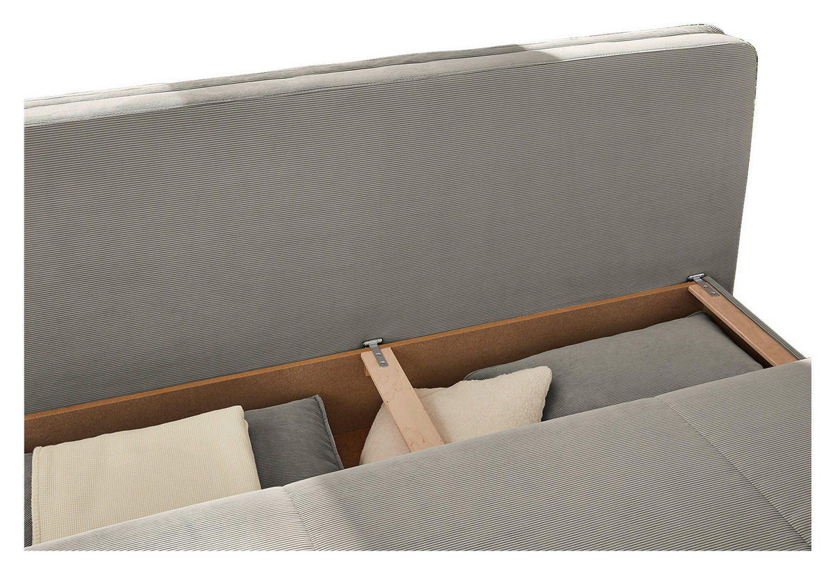 Dauerschlafsofa  grau B/H/T: ca. 202x87x106 cm Laurin_Dauerschlafsofa - grau (202,00/87,00/106,00cm)