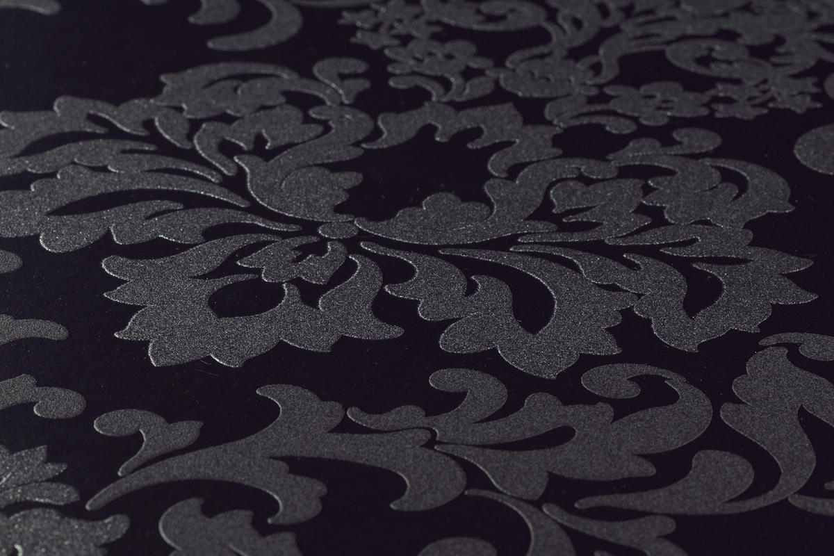 Vliestapete Ornament schwarz B/L: ca. 53x1005 cm Vliestapete_36166-3_Neue_Bude - schwarz (53,00/1005,00cm)