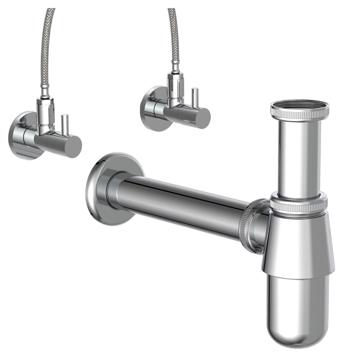 Flaschensiphon silber Flaschensiphon - silber (5,70/49,50/25,70cm) - Kirchhoff