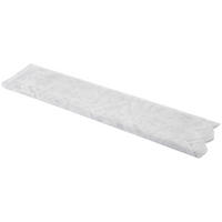 Scheibengardinen-Meterware Blatt weiß H: ca. 80 cm Blatt - weiß (80,00cm)