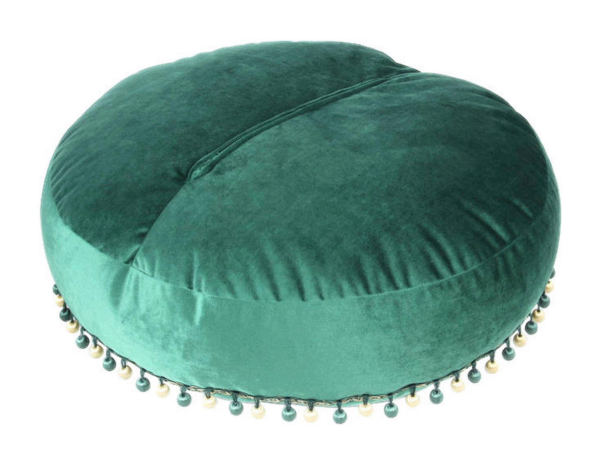360 Living Hocker Taj Mahal 400 grün B/H/T: ca. 65x25x65 cm Taj Mahal 400 - grün (65,00/25,00/65,00cm) - 360 Living