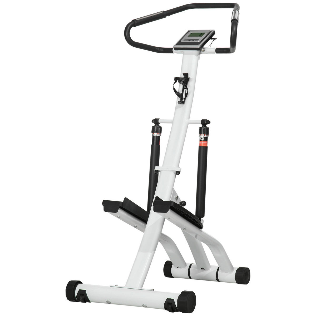 SPORTNOW Fitness-Zubehör weiß Polypropylen B/H/L: ca. 61x80x134 cm Stepper - weiß/schwarz (134,00/61,00/80,00cm) - SPORTNOW