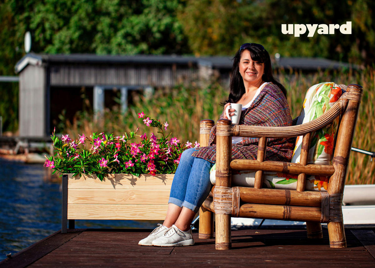 UPYARD Hochbeet MODERN natur Holz B/H/L: ca. 36x32x78 cm MODERN - natur (78,00/36,00/32,00cm) - UPYARD