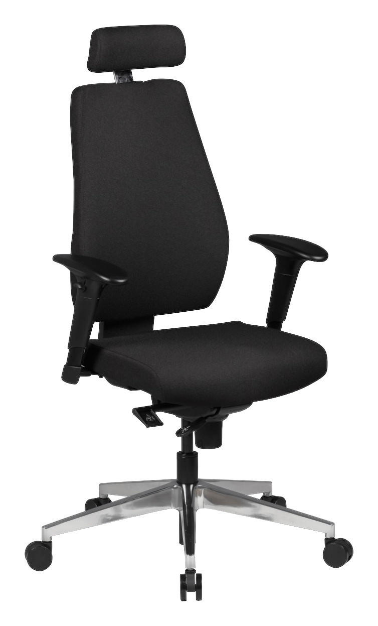 Drehstuhl schwarz Bürostuhl - schwarz (60,00/141,00/70,00cm) - Amstyle