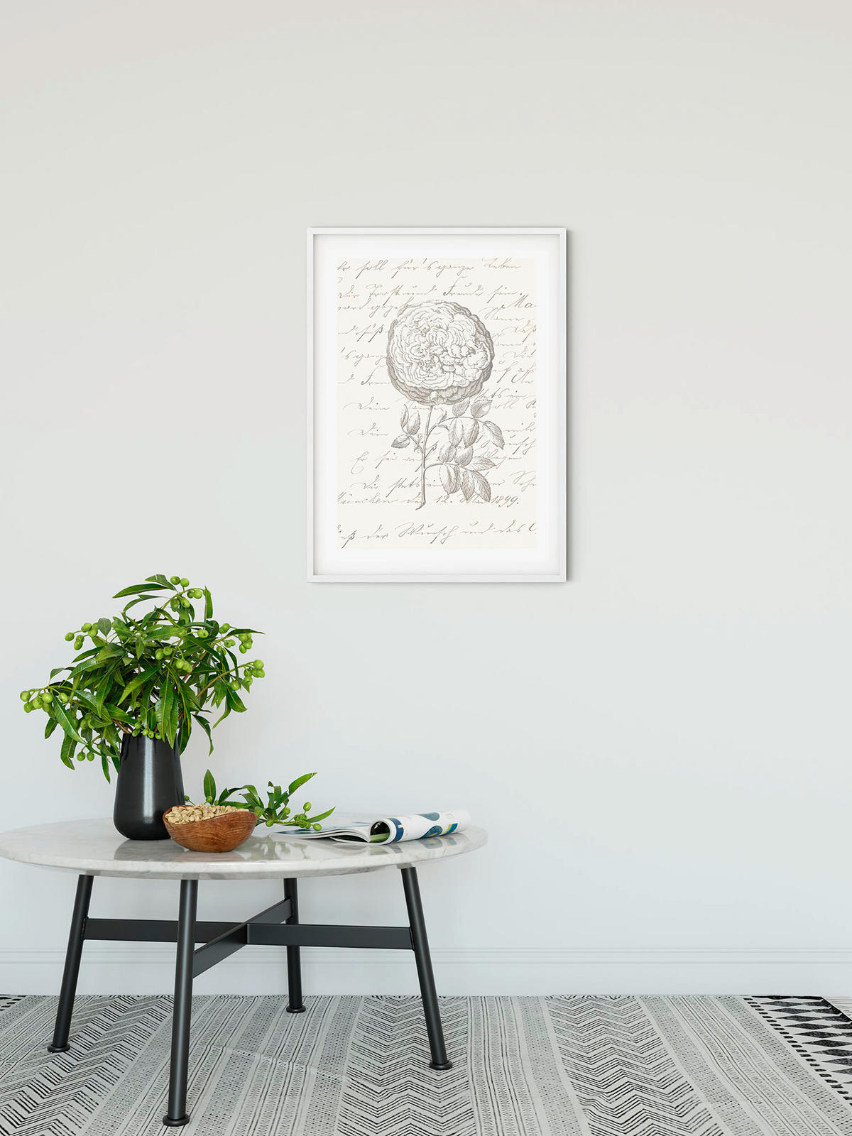 Komar Poster Ma Chérie Rose B/L: ca. 30x40 cm Ma Chérie - (30,00/40,00cm) - Komar