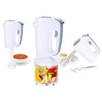 Emerio Handmixer HM-113257.11 weiß Edelstahl Kunststoff B/H/T: ca. 21,8x24,7x14,5 cm Handmixer HM-113257.11 - weiß (21,80/24,70/14,50cm) - Emerio