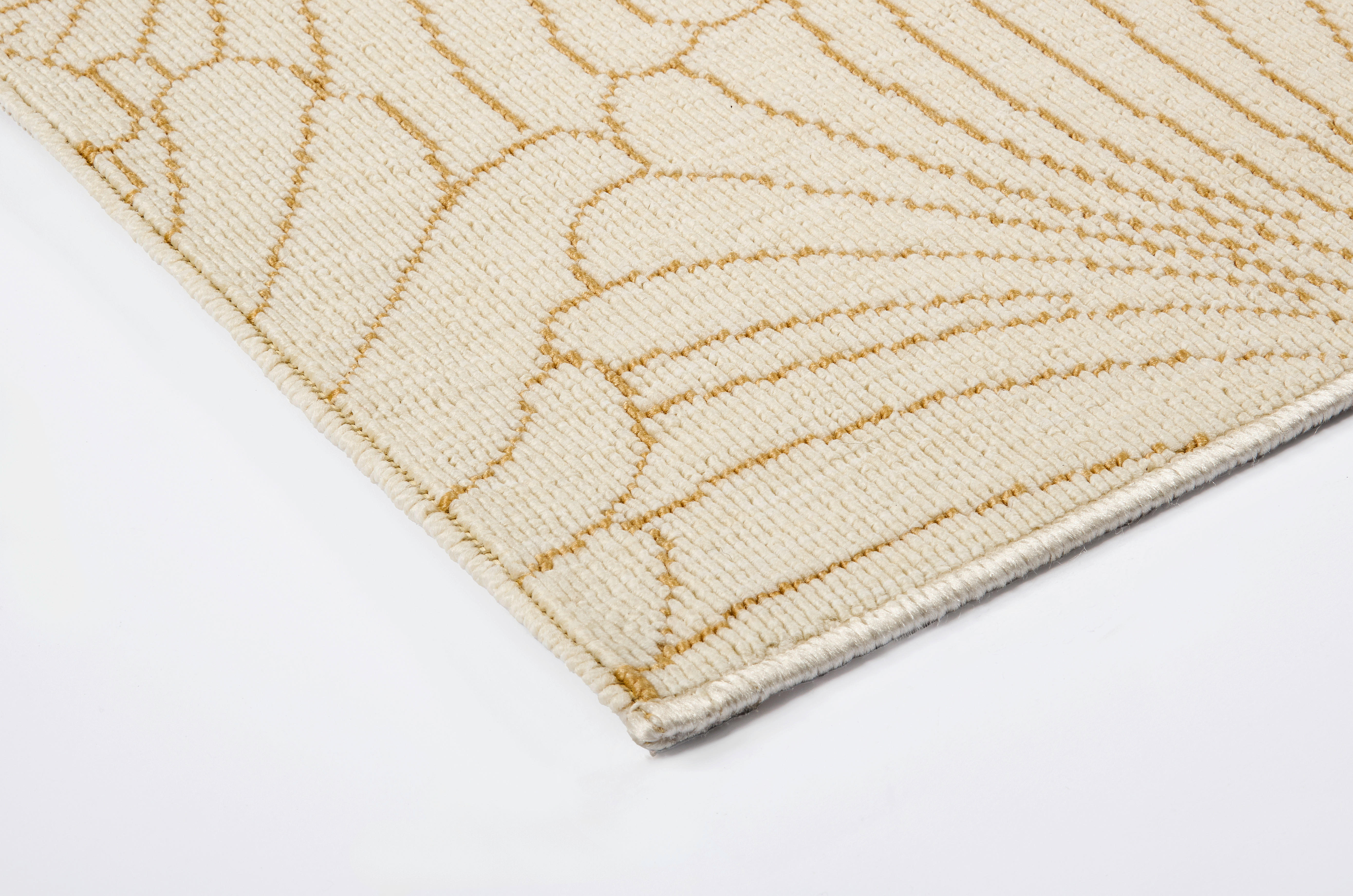 Webteppich Luxus beige B/L: ca. 160x230 cm Luxus - beige/gold (160,00/230,00cm)