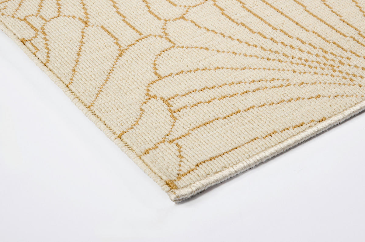 Webteppich Luxus beige B/L: ca. 160x230 cm Luxus - beige/gold (160,00/230,00cm)