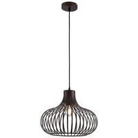 GLOBO Pendelleuchte MATEO 33370111X rost Metall H/D: ca. 150x40 cm E27 1 Brennstellen MATEO - rost (40,00/150,00cm) - GLOBO
