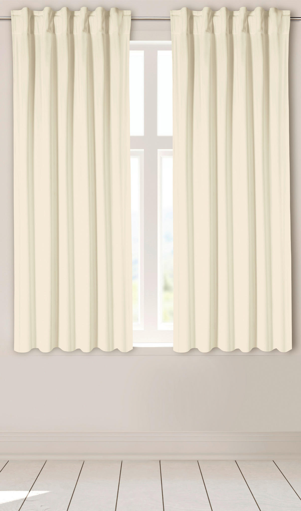 Thermovorhang Kiruna wollweiß B/L: ca. 140x175 cm Kiruna - wollweiß (140,00/175,00cm)
