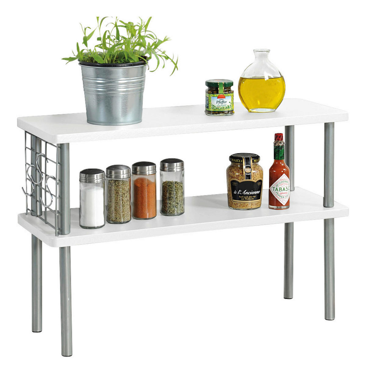Kesper Küchenregal Küchenregal - weiß (55,00/20,00/38,00cm) - Kesper