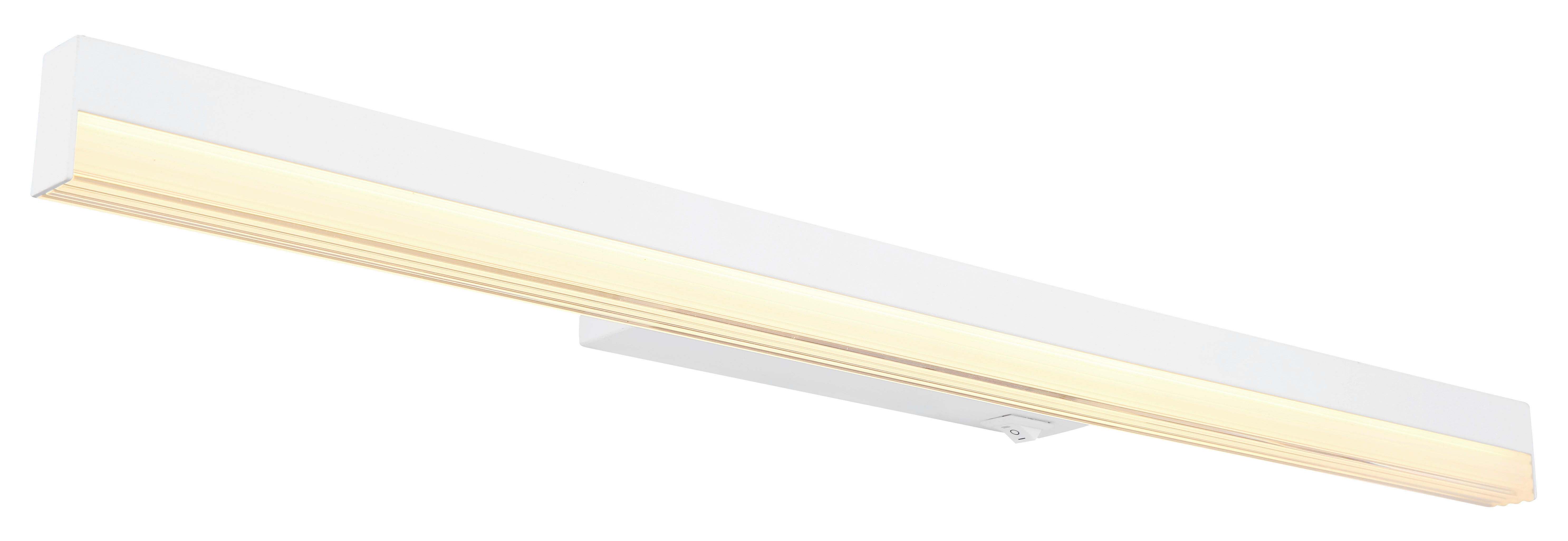 GLOBO LED-Wandleuchte weiß Opal Acryl Metall B/H: ca. 60x4 cm SALLO - weiß/Opal (60,00/4,00cm) - GLOBO