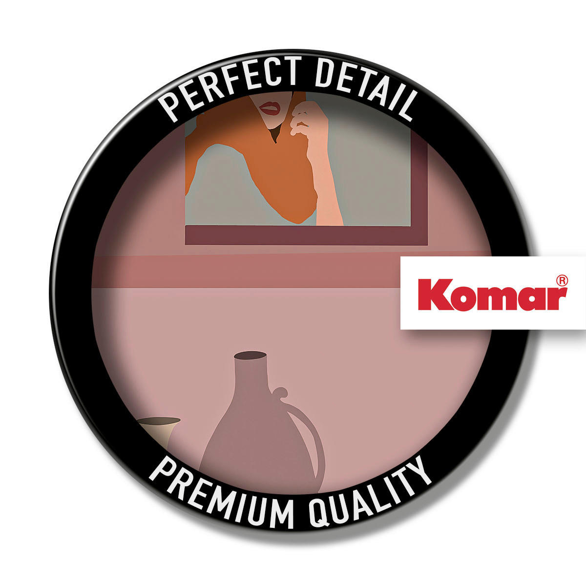 Komar Poster Thousand and Three Nights Frau B/L: ca. 50x70 cm Thousand and Three Nights - (50,00/70,00cm) - Komar