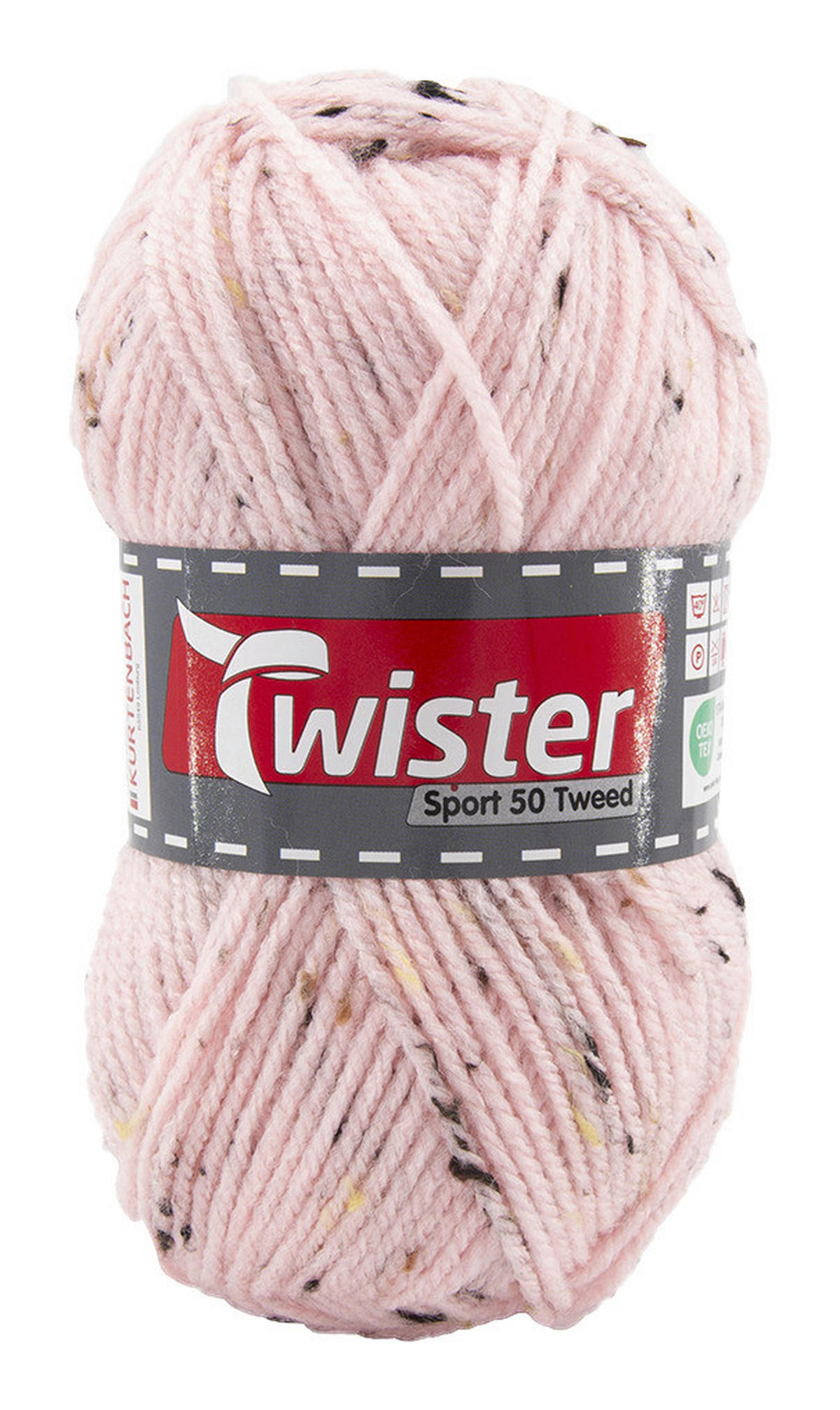 Handstrickgarn Tweed rosé L: ca. 15000 cm Tweed - rosé (15000,00cm) - Twister