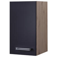 Hängeschrank Elva anthrazit strukturiert B/H/T: ca. 30x54,8x32 cm Elva - Eiche/anthrazit (30,00/54,80/32,00cm) - Flex-Well