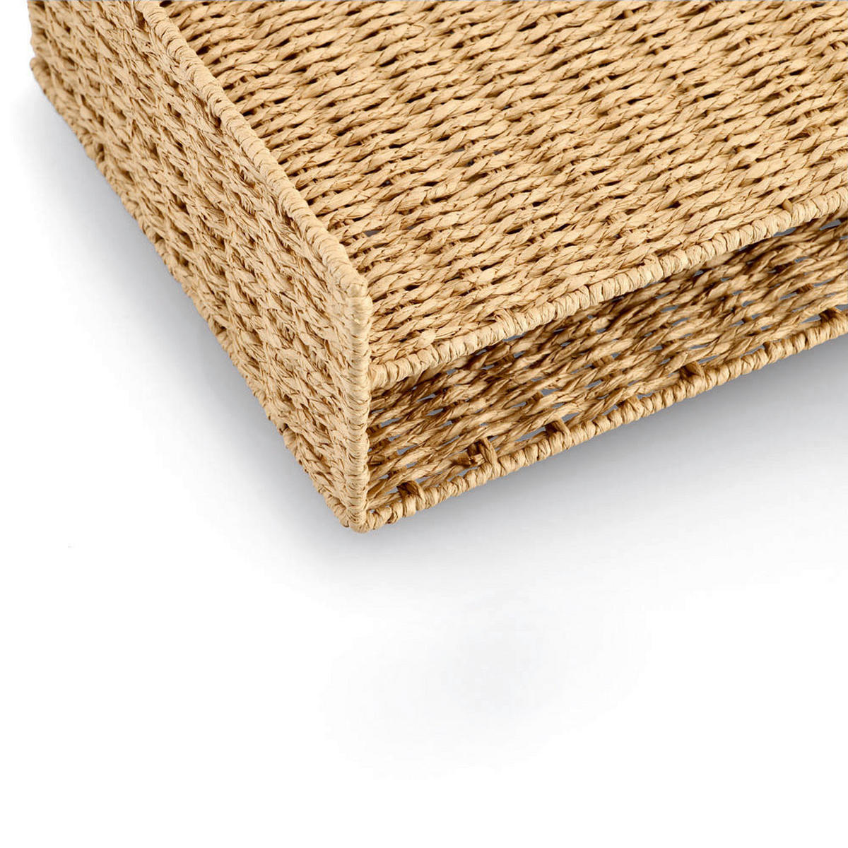 Zeller Organizer natur Papiergeflecht B/H/L: ca. 24x115x32 cm Dokumentenablage - natur (32,00/24,00/115,00cm) - Zeller