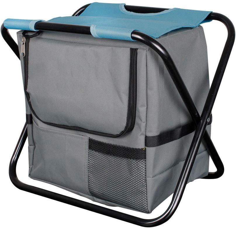 Anglersitz B/H/L: ca. 42x36x29 cm Anglersitz-faltbar - blau/grau (29,00/42,00/36,00cm)