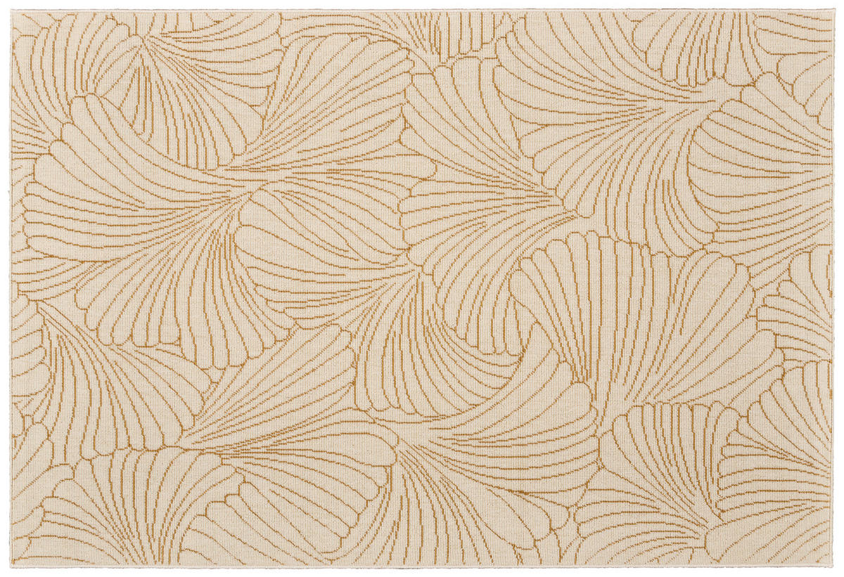Webteppich Luxus beige B/L: ca. 160x230 cm Luxus - beige/gold (160,00/230,00cm)