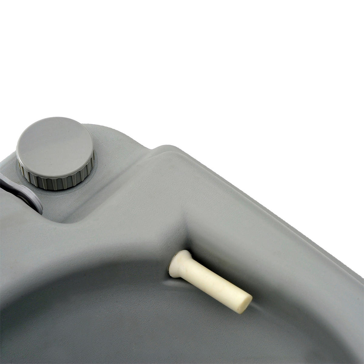 Outsunny Campingtoilette B/H/L: ca. 42x30x36 cm Campingtoilette - grau (36,00/42,00/30,00cm) - Outsunny