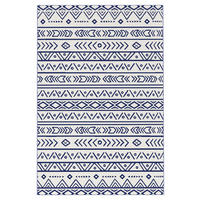Outsunny Outdoor-Teppich blau B/H/L: ca. 274x1x182 cm Outdoorteppich - blau/weiß (182,00/274,00/1,00cm) - Outsunny