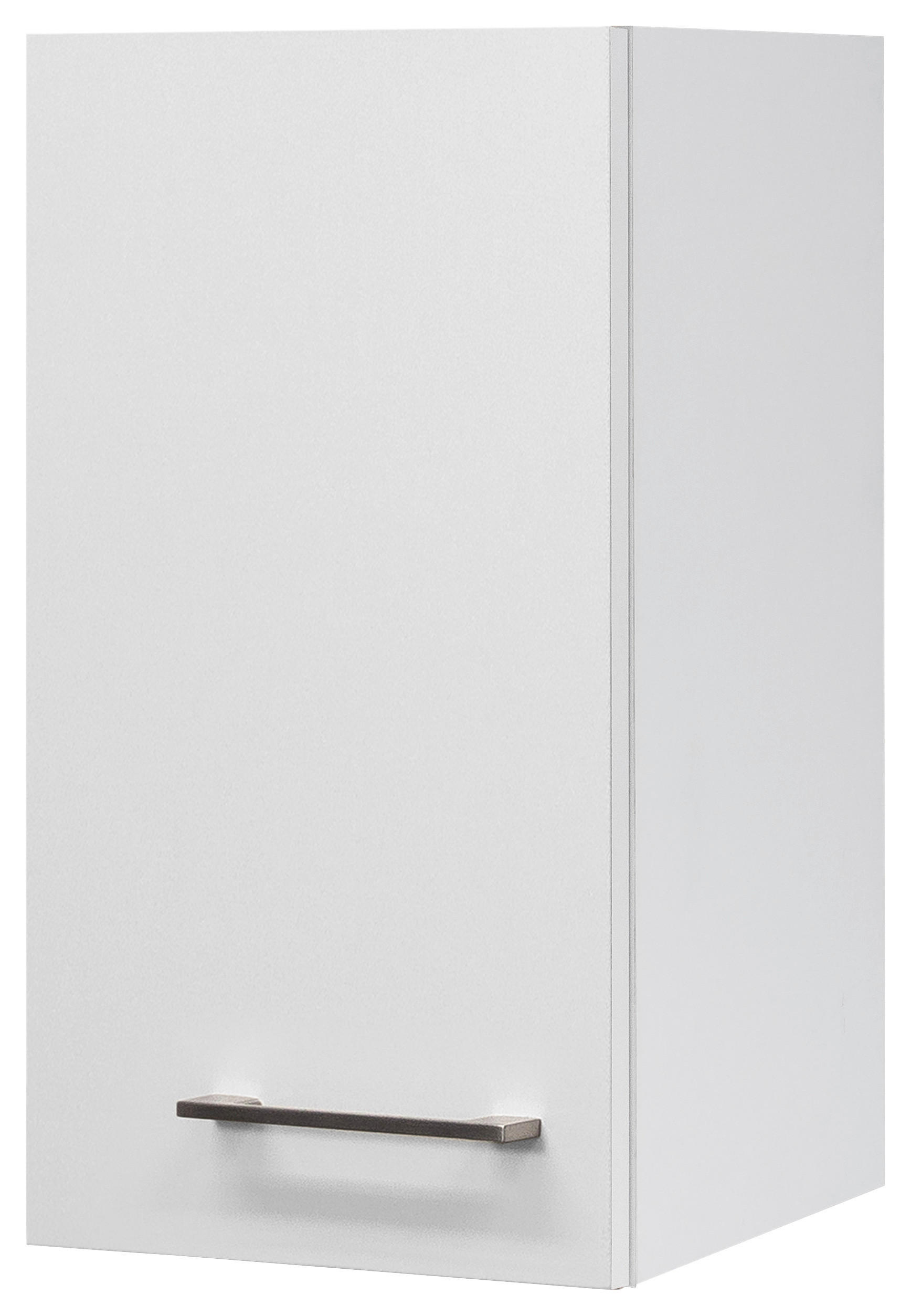 Hängeschrank Vita weiß matt B/H/T: ca. 30x54,8x32 cm Vita - weiß/Edelstahl (30,00/54,80/32,00cm) - Flex-Well