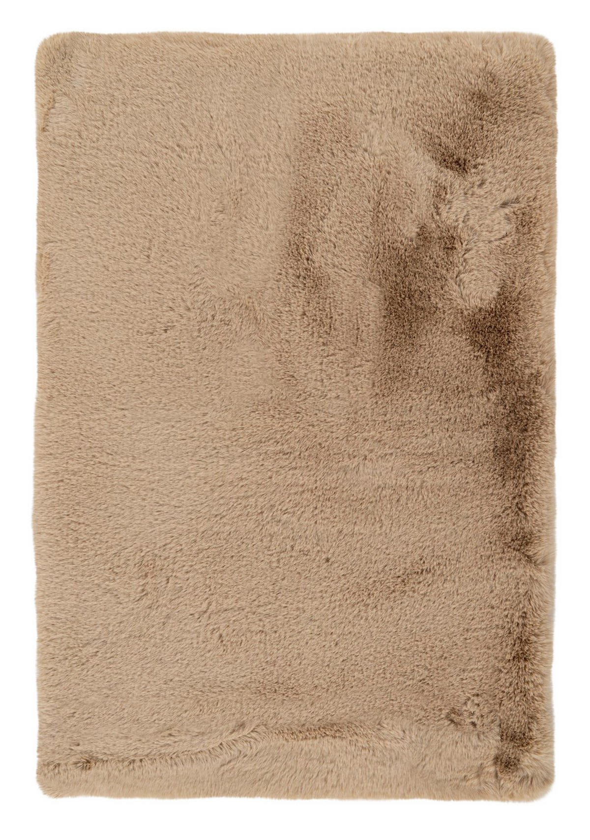 Kayoom Hochflorteppich Badematte Rabbit 425 beige B/H/L: ca. 40x3,5x60 cm Badematte Rabbit 425 - beige (60,00/40,00/3,50cm) - Kayoom