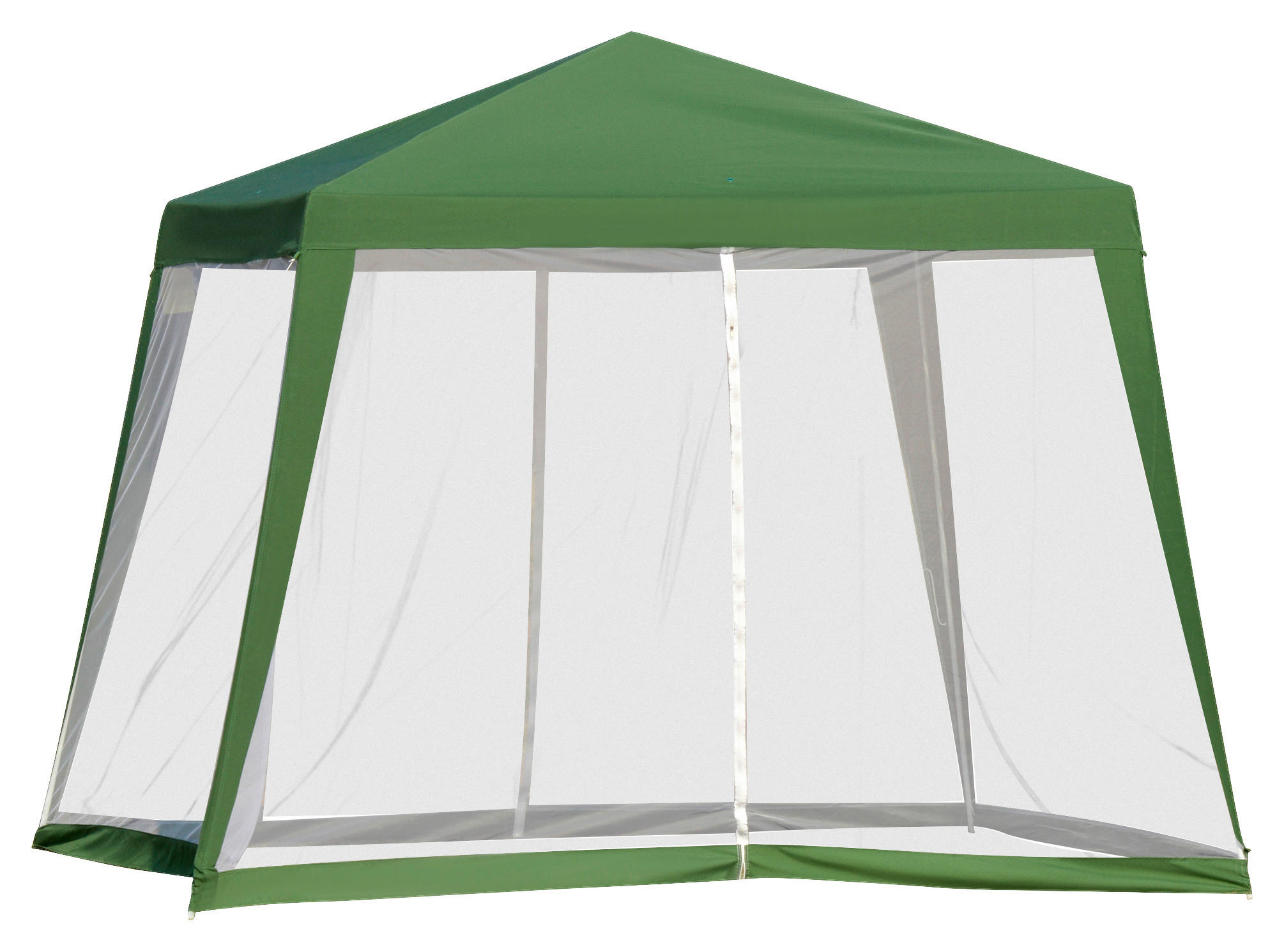 Outsunny Pavillon grün Polyester B/H/L: ca. 300x245x300 cm Pavillon - grün (300,00/300,00/245,00cm) - Outsunny